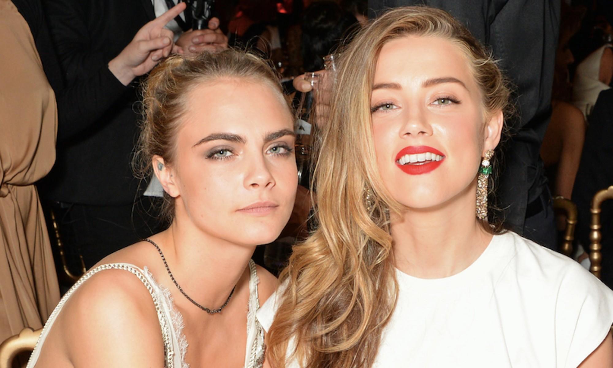 [FOTOS] ¡Amber Heard y Cara Delevingne besándose en un ascensor!