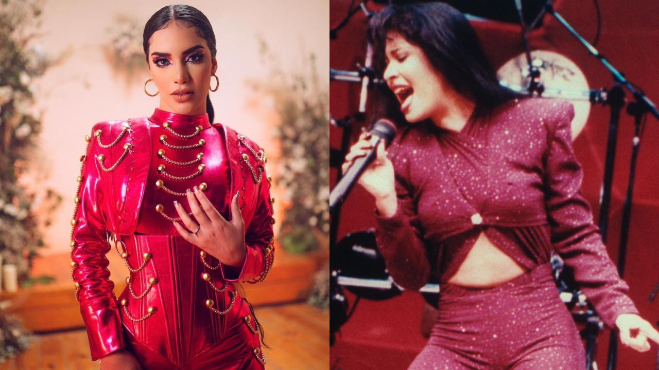 Kimberly Loaiza y su outfit en ‘Devoto’ con el que homenajea a Selena Quintanilla