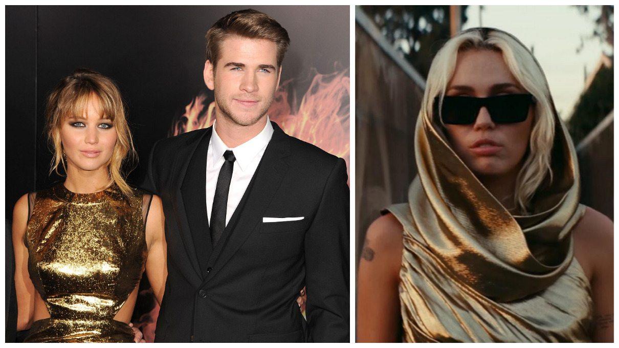 Referencias de Miley Cyrus a la infidelidad de Liam Hemsworth con Jennifer Lawrence en ‘Flowers’