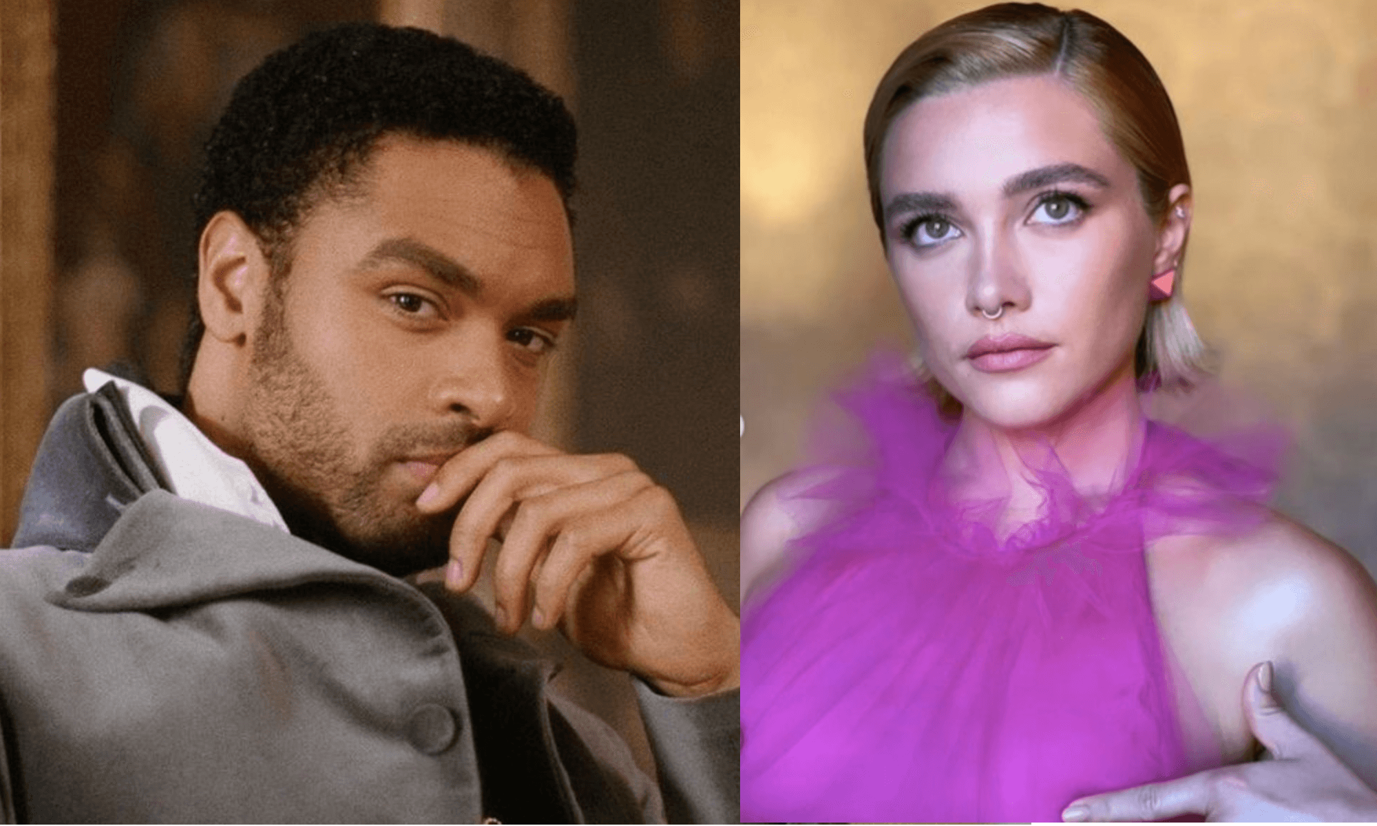 Regé Jean Page da su opinión sobre el vestido a través del cual Florence Pugh enseñó los pezones