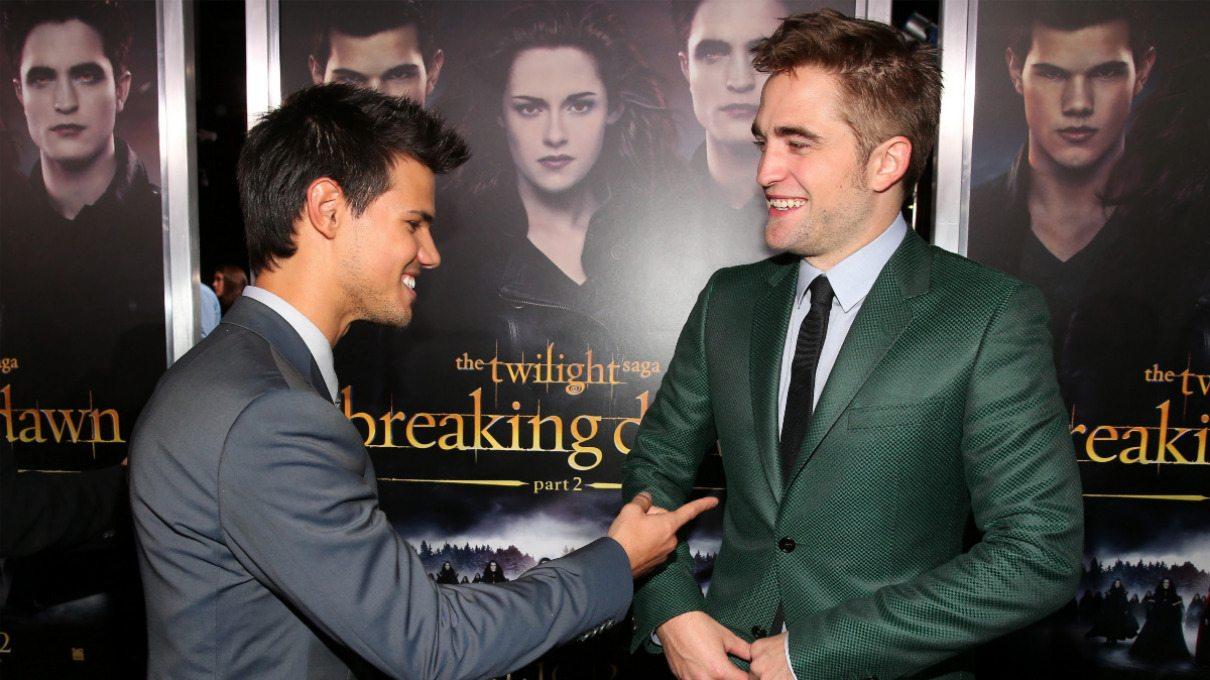 Taylor Lautner habla de su rivalidad con Robert Pattinson mientras filmaban Crepúsculo