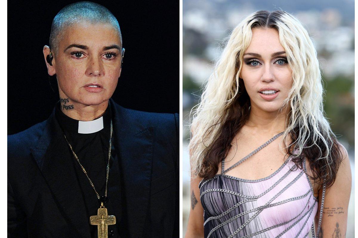 Sinéad O’Connor y Miley Cyrus: la historia de la carta que las enemistó