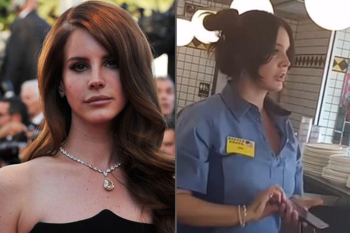 El video de Lana del Rey en un restaurante de waffles causó confusión