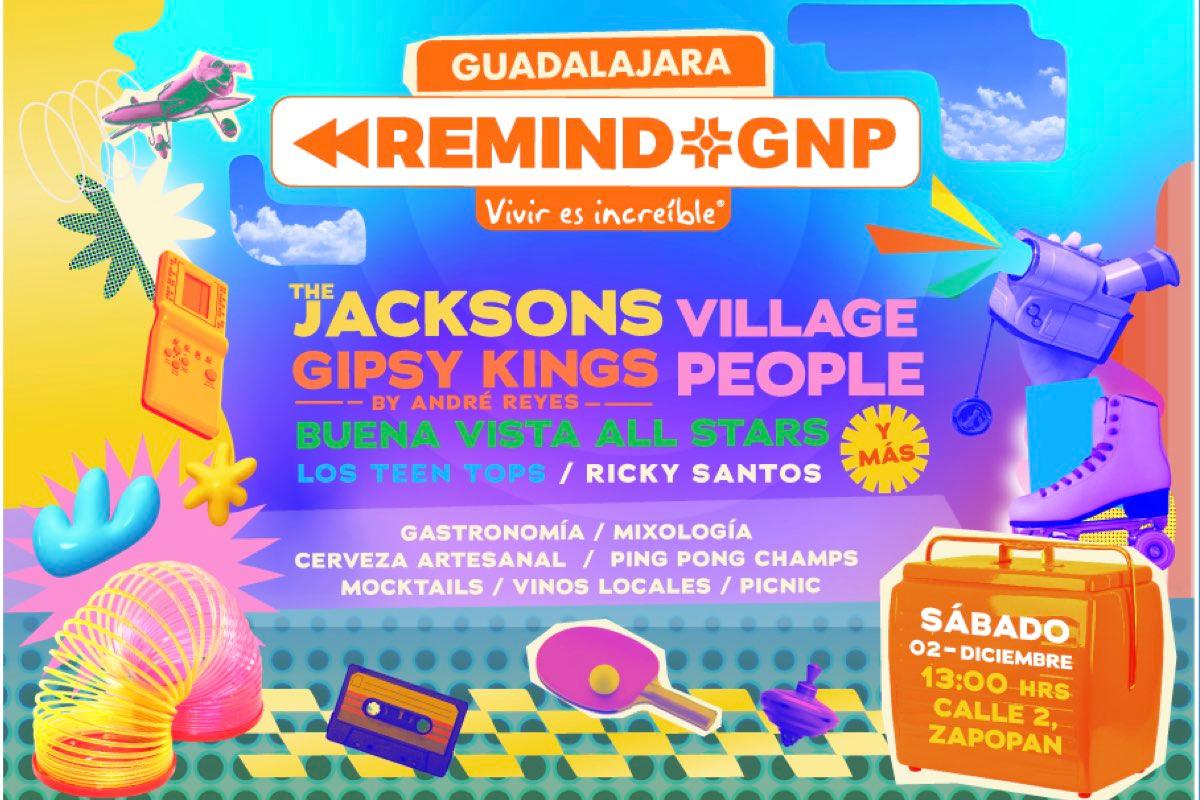 Música y nostalgia: Remind GNP Guadalajara 2023 regresa con lo mejor de los 70, 80 y 90