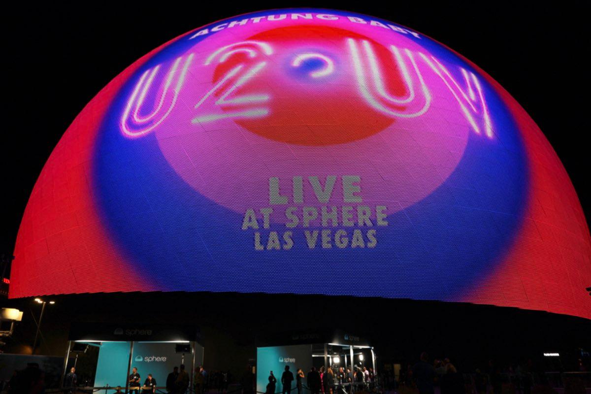 Esta es Sphere, la nueva e impresionante casa de U2 en Las Vegas