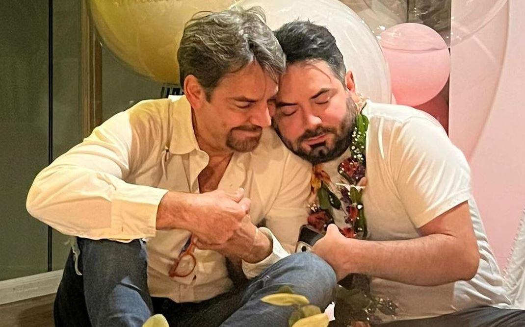 Así fue el reencuentro entre Eugenio Derbez y Victoria Ruffo por el nacimiento de su nieta