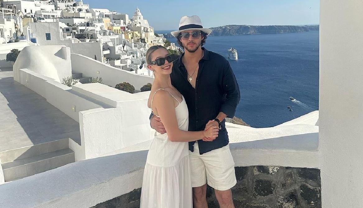 Mía Rubín y su novio Tarik Othon continúan su romántico viaje, ahora, por Grecia