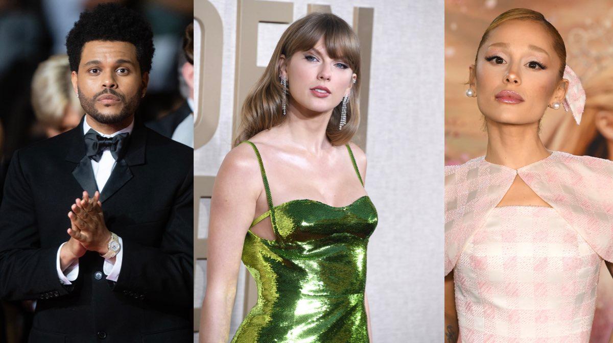 Taylor Swift, Ariana Grande y The Weeknd entre los artistas más escuchados en Spotify en 2024