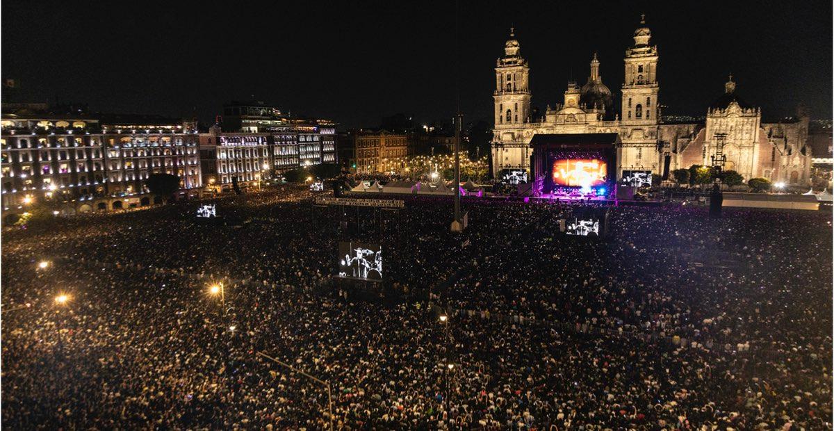 Conciertos en el Zócalo de la CDMX: ¿Quién tiene el récord de asistencia?